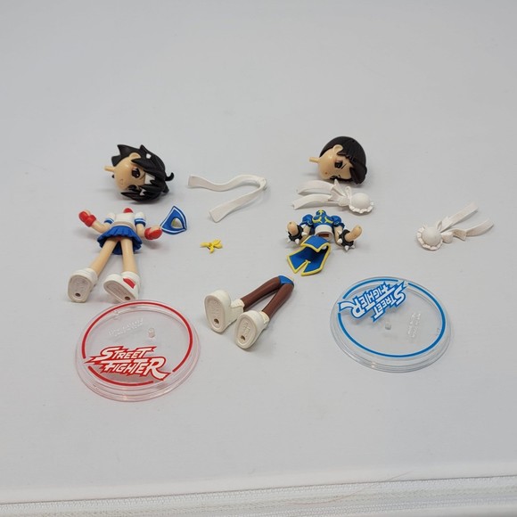 Street Fighter Capcom Video Game Figure Chun Li Sakura Pinky GSI Vance Project - Picture 3 of 11